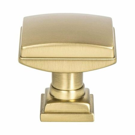 BERENSON 1.25 in. Tailored Traditional Knob, Modern Brushed Gold BE1276 1MDB